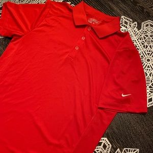 New Nike Golf Polo! Men’s Size M - Solid Red NWOT